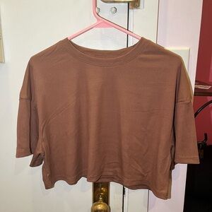 NWOT Casual Brown Women's Crop Top
